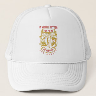 Casquette Courir - Mieux vaut être nerveux et avoir faim