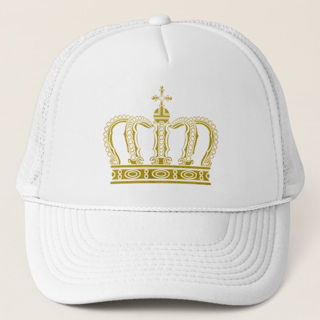 Casquette Couronne d'or + vos idées (Devant)