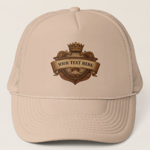 Casquette Couronne et bouclier personnalisés pour la fête de