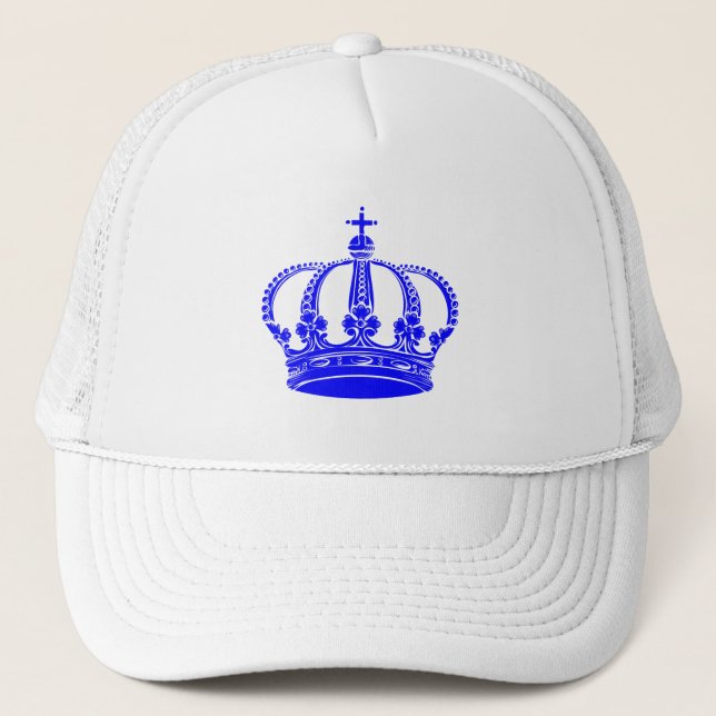 Casquette Couronne royale 02 - Bleu (Devant)