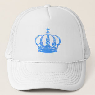 Casquette Couronne royale 02 - Bleu bébé