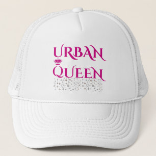 CASQUETTE COURONNE URBAINE EN MOUSSE DIAMANT RARE ROSE FEMME