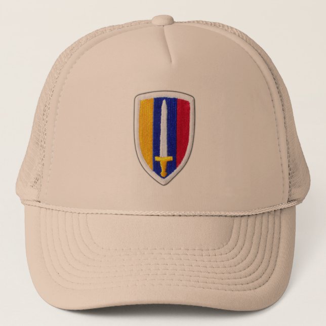 Casquette Courrier de Binh de commande de soutien d'armée (Devant)