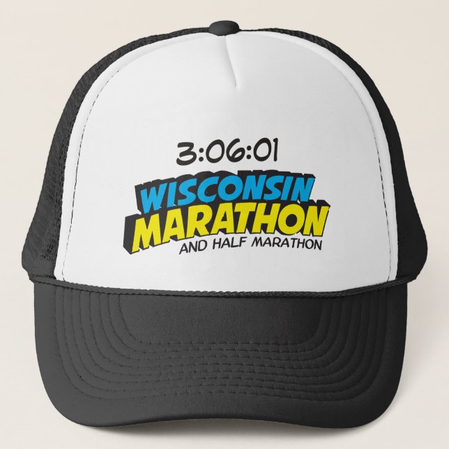 Casquette Courrier-Marathon de marathon du Wisconsin (Devant)