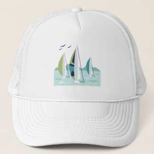 Casquette Course de bateau à voile
