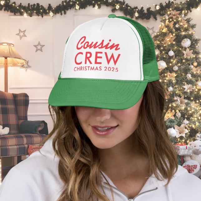 Casquette Cousin Crew Matching Famille Réunion Noël (Cousin crew matching hats for christmas family reunion)