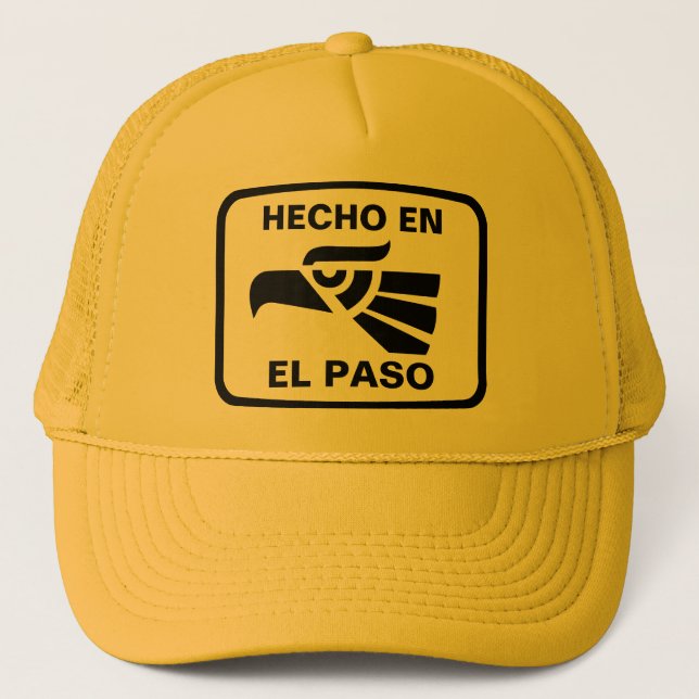 Casquette Coutume de personalizado d'en El Paso de Hecho (Devant)