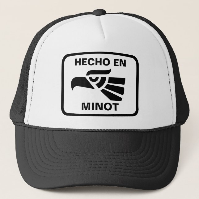 Casquette Coutume de personalizado d'en Minot de Hecho (Devant)