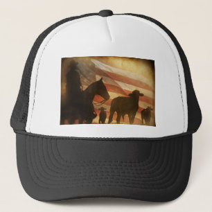 Casquette Cow-boy Pays Western Revêtement désordonné