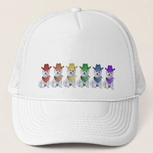 Casquette Cow-boys Westie tous à la file
