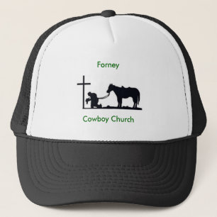 Casquette cowboy_and_cross, Forney, église de cowboy