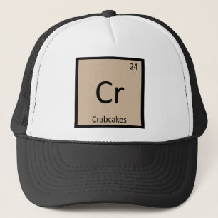 Casquette Cr - Chimie de crabcakes Symbole du tableau périod