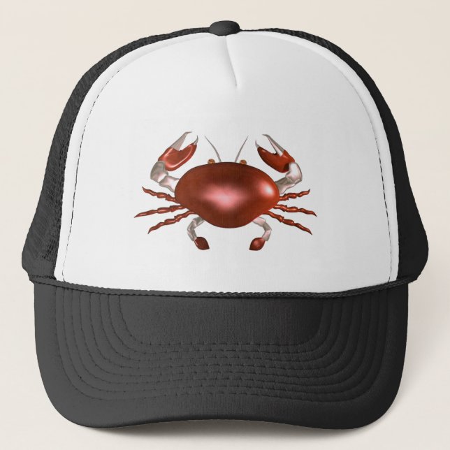 Casquette Crabe de zodiaque de Cancer par Valxart.com (Devant)