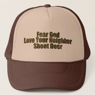 Casquette Craignez Dieu, Amoureux De Votre Voisin, Tirez Sur