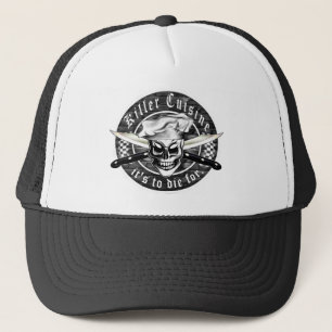 Casquette Crâne 4 de chef : Cuisine de tueur