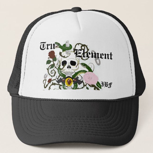 Casquette Crâne d'élément de Tru (Devant)