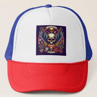 Casquette Crâne et os exquis Artistérie traditionnelle 🎨
