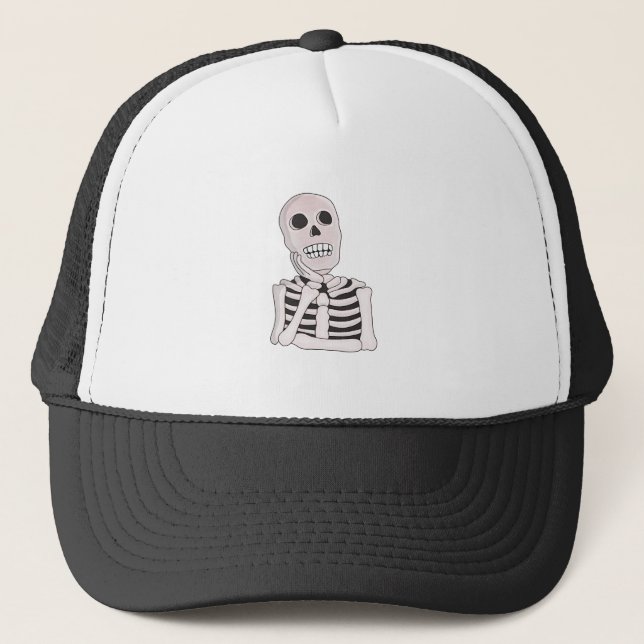 Casquette Crâne réfléchi (Devant)