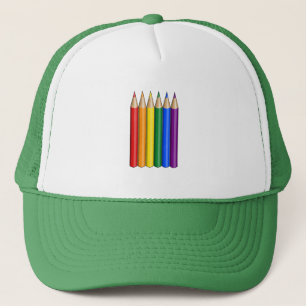 Casquette Crayons de fierté arc en ciel