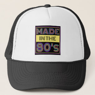 CASQUETTE CRÉÉ DANS LA MODE TYPO DES ANNÉES 80