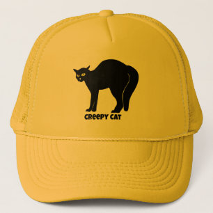 Casquette Creepy Black Cat