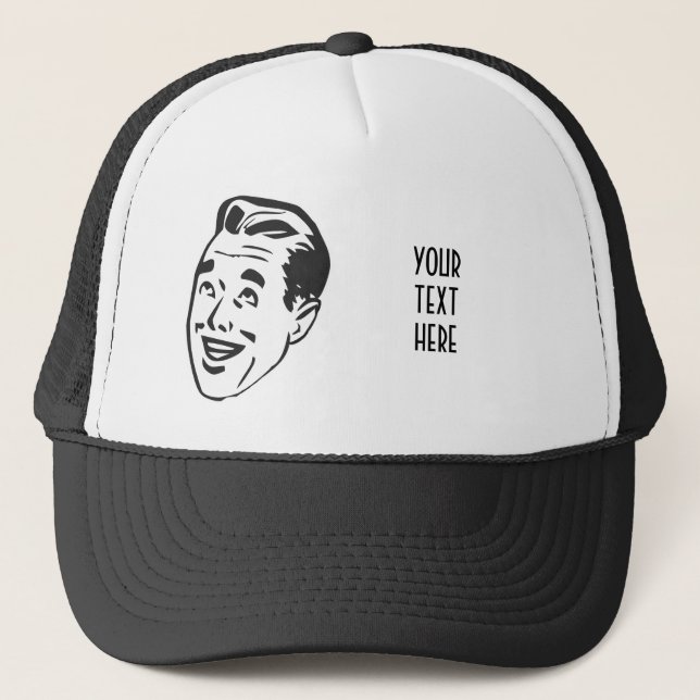 CASQUETTE CRÉEZ VOS PROPRES RÉTROS CADEAUX HEUREUX DE TÊTE (Devant)