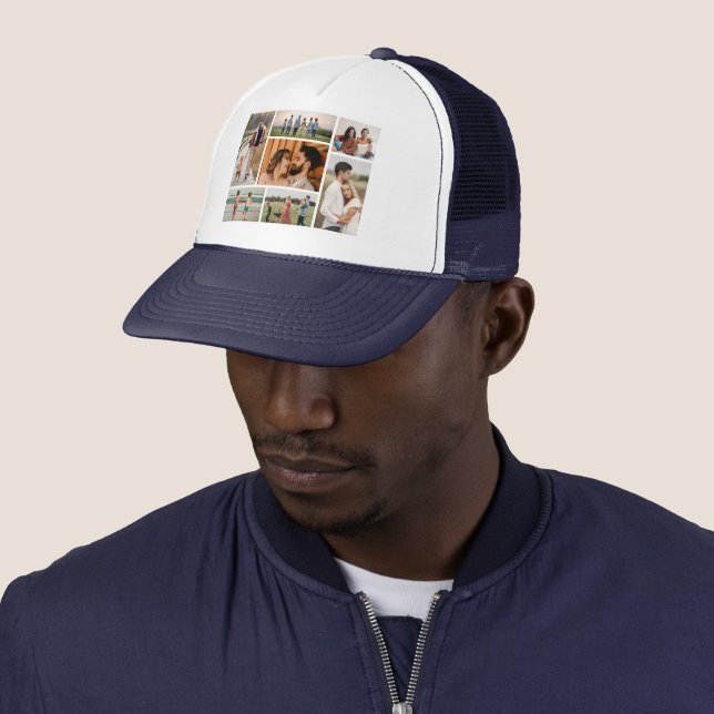 Casquette Créez votre propre collection de 7 photos (En situation)