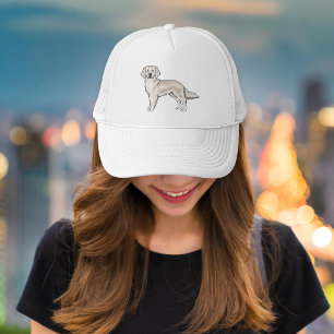 Casquette Crème anglaise Golden Retriever mignon chien de de