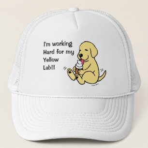 Casquette Crème glacée Licking Laboratoire Jaune