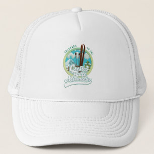 Casquette Crested Butte Mountain Colorado logo Ski