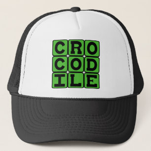 Casquette Crocodile, Reptile Semi-aquatique