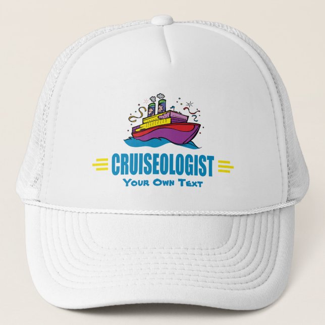 Casquette Croisière agent de l'agence de voyages pour les cr (Devant)