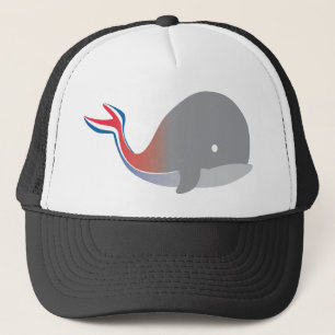 Casquette Croisière de bande dessinée de queue de baleine