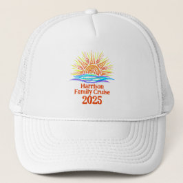 Casquette Croisière en famille Soleil et vagues