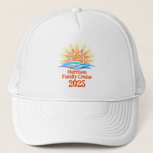 Casquette Croisière en famille Soleil et vagues