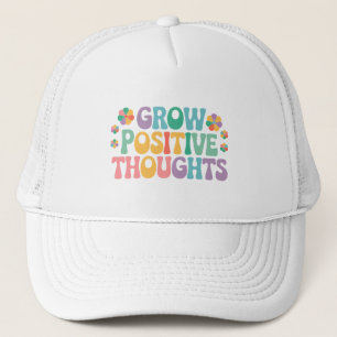 Casquette Croissance des pensées positives - Motivation flor