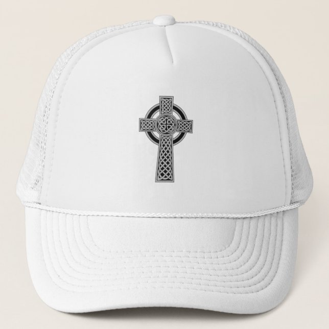 Casquette Croix celtique - argent (Devant)