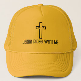 Casquette Croix épines Jésus se déplace avec moi
