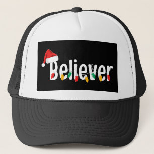 Casquette Croyant de la foi de Noël Lumières de Noël