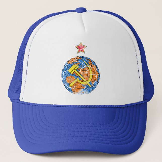 Casquette Cru soviétique de marteau et de faucille et de (Devant)