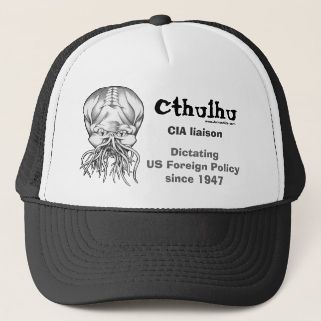 Casquette Cthulhu : Liaison de CIA (Devant)