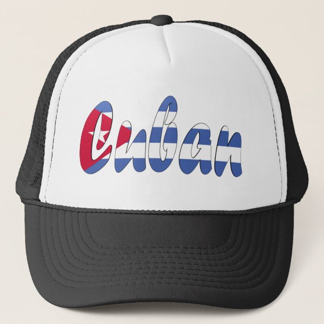 Casquette cubain de drapeau (Devant)