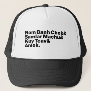 Casquette Cuisine de rue Cambodgienne / Khmer