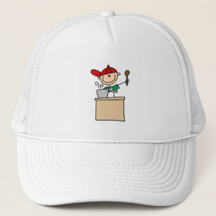 Casquette Cuisinier bonhomme allumette masculin