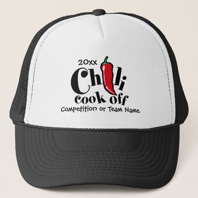 Casquette Cuisinier rouge de piment de Jalapeno outre de (Devant)