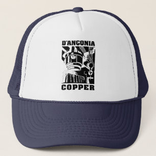 Casquette cuivre de d'Anconia/logo noir