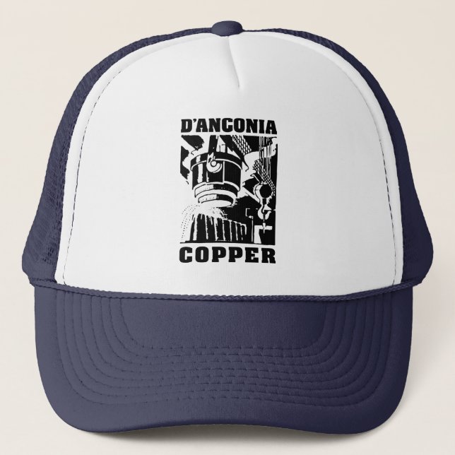 Casquette cuivre de d'Anconia/logo noir (Devant)