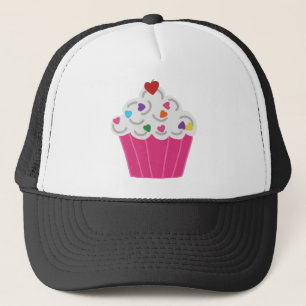 Casquette Cupcake Rose Dessert