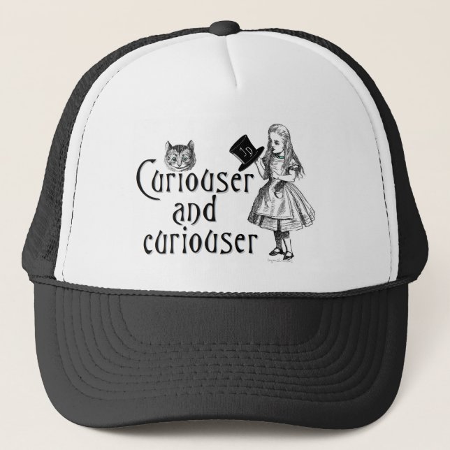 Casquette Curiouser et curieux (Devant)
