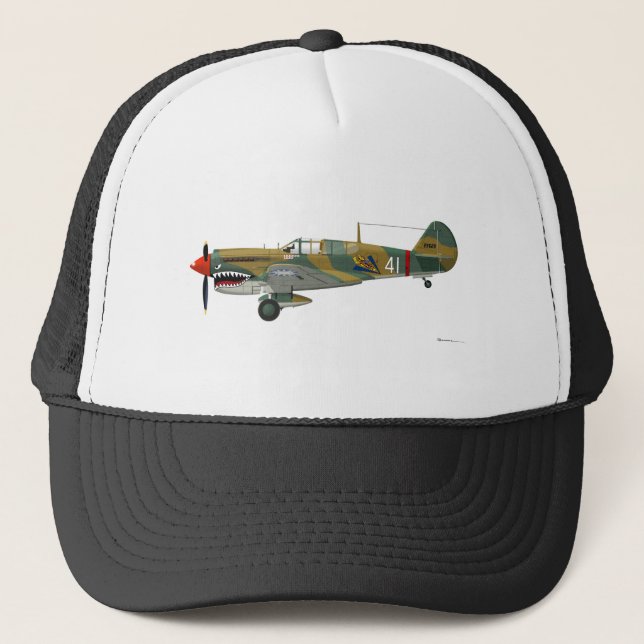 Casquette Curtiss P-40 Warhawk (Devant)